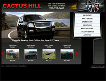 Tablet Screenshot of cactushillauto.com